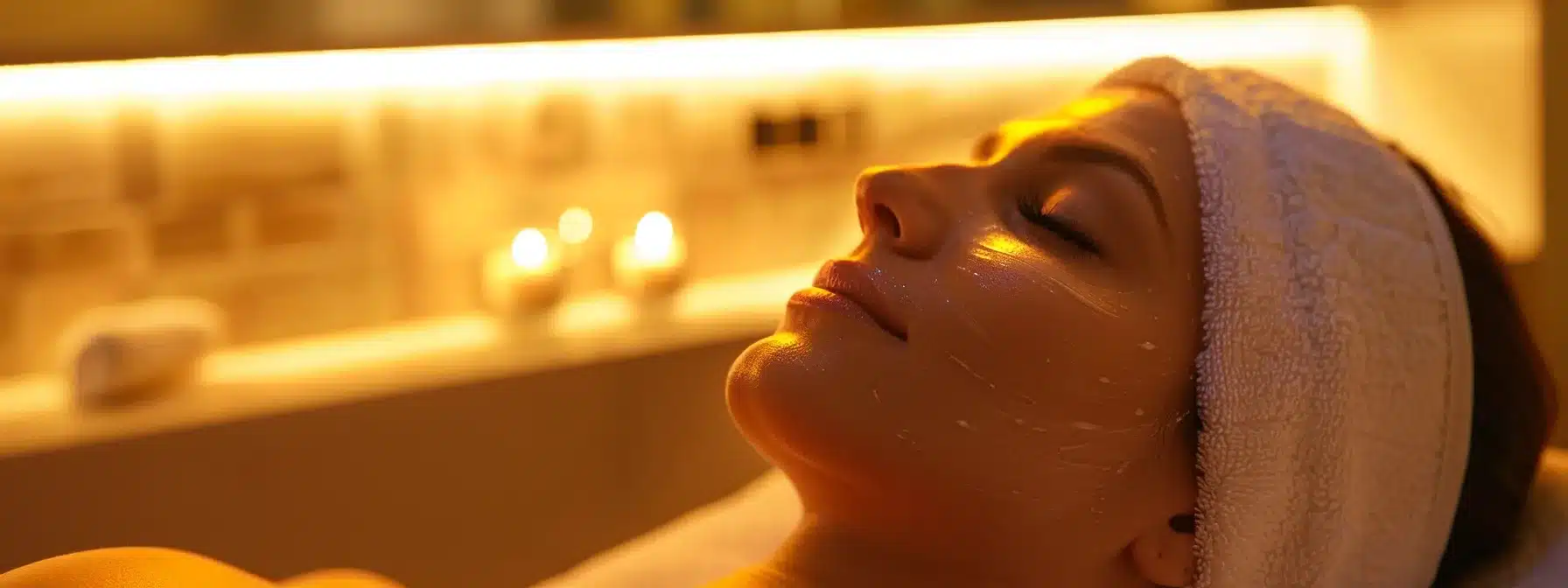 Inkless Stretch Marks Treatment Results Over Time 7 A Serene Spa Environment Featuring A Radiant Client Undergoing An Inkless Skin Treatment, With Soft, Natural Light Illuminating The Smooth, Rejuvenated Skin Displaying Remarkable Improvement In Texture And Tone.